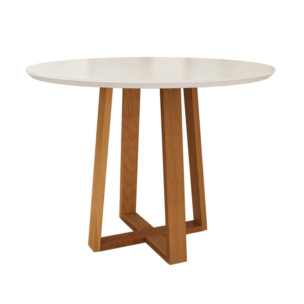 Mesa Mira para Sala de Jantar Premium Off White