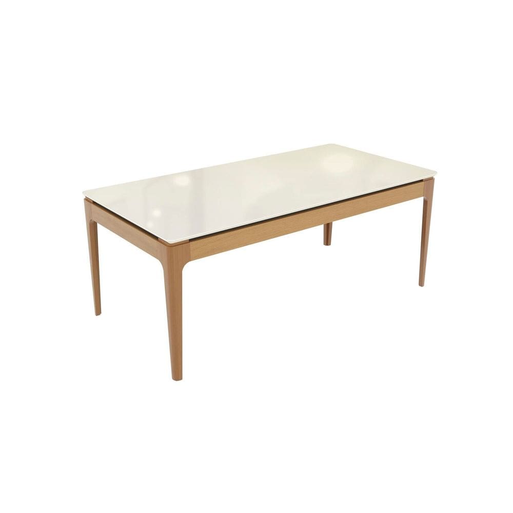 Mesa Mira para Sala de Jantar Premium Off White