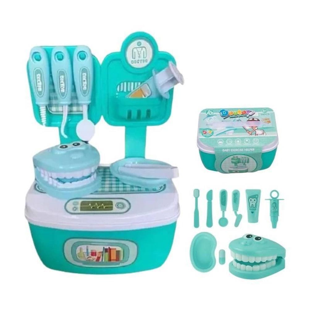 Brinquedo Infantil Mini Maleta Faz De Conta Dentista