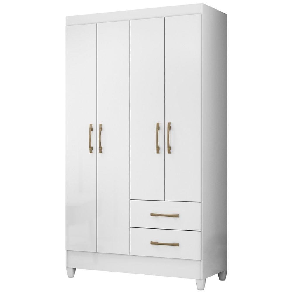 Guarda Roupa Solteiro Chile 4P 103 cm Moval
