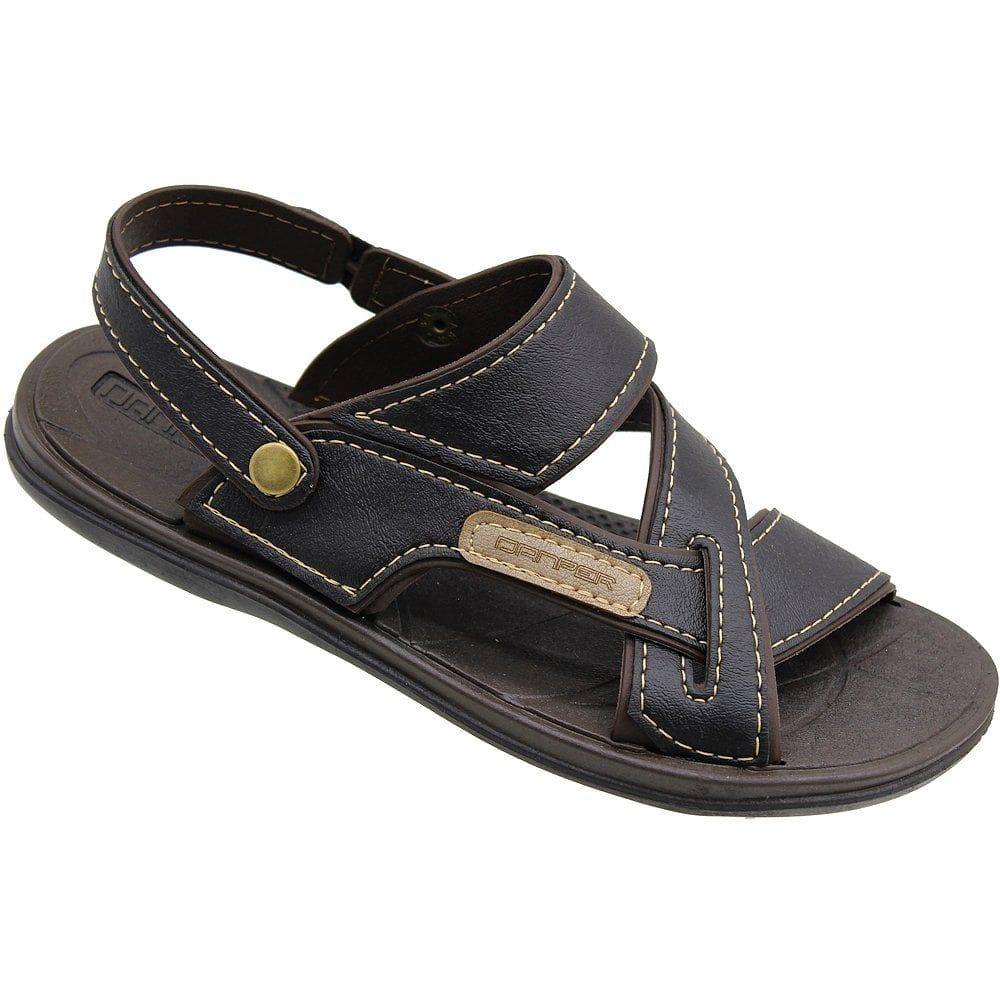 Sandália Danper Tradicional Tiras Cruzadas Trekking Masculina