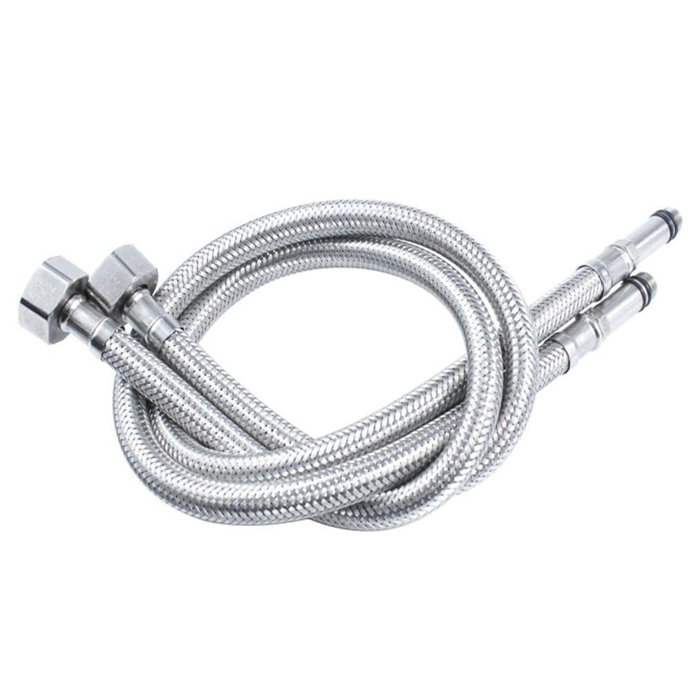 Mangueira Flexível 60cm - Aço Trançado - Água Fria/Quente