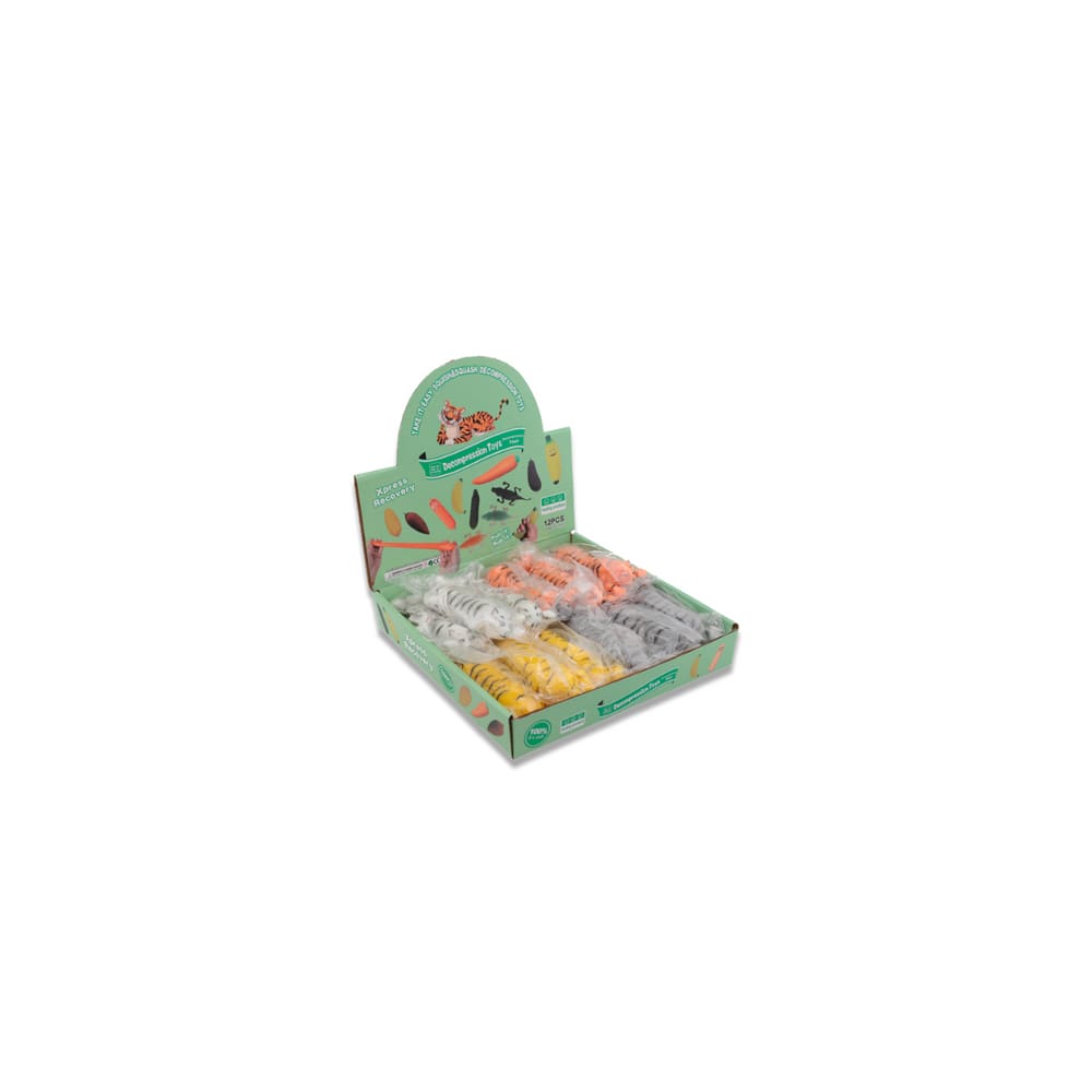 TIGRE - Toy Decompression - Display com 12 Unidades