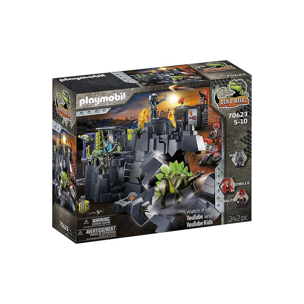 Playmobil - Rocha Dos Dinossauros - Dino Rise - 70623