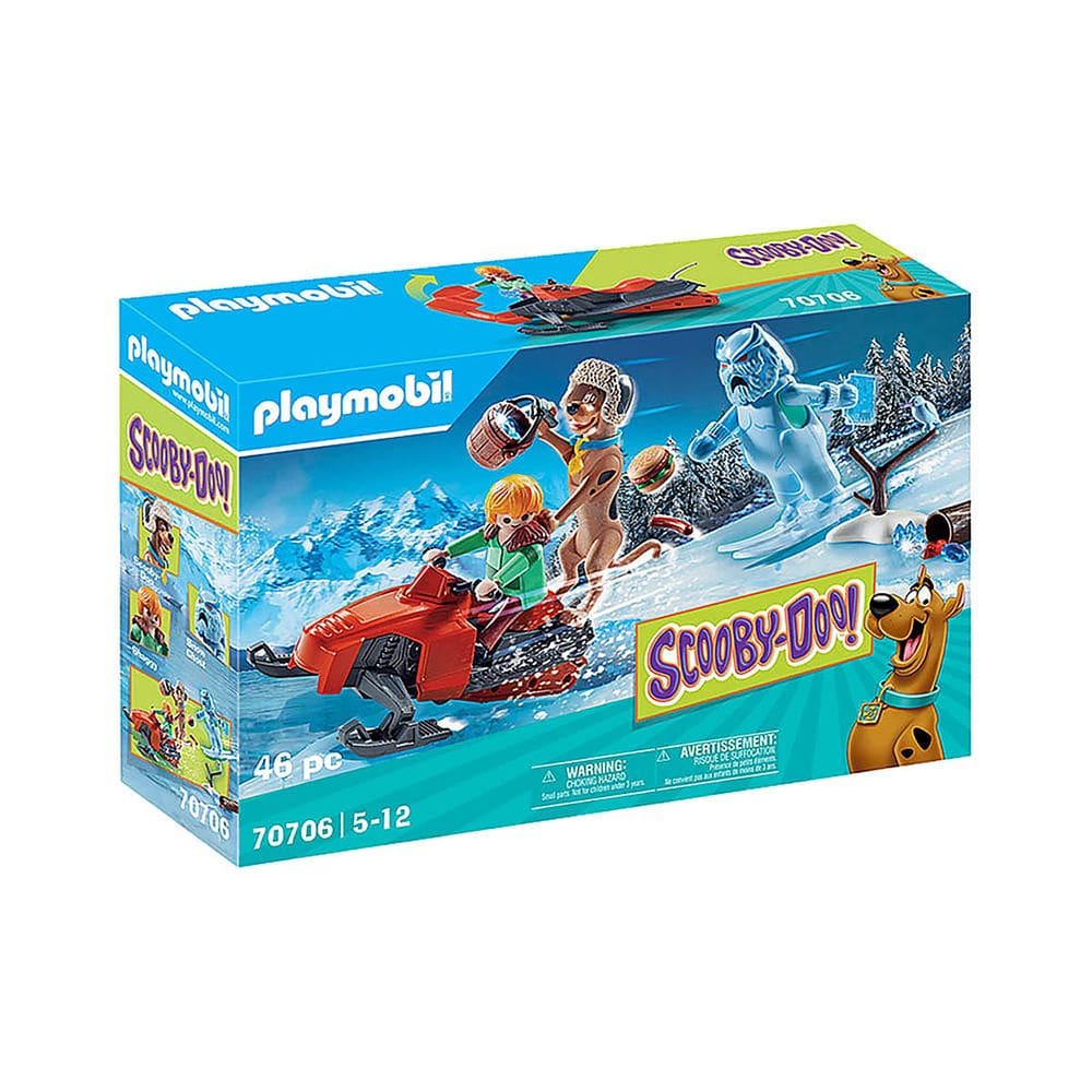 Playmobil - Aventura Com O Fantasma Da Neve - Scooby-Doo! - 70706
