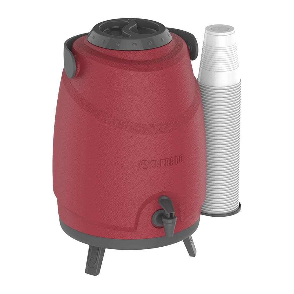 Botijao Soprano Aspen Estacionario 12l Vermelho