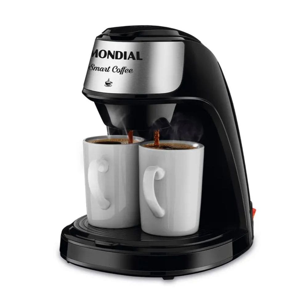 Cafeteira Elétrica Mondial Smart Coffe Preto/Inox 500W 127V - C-42-2X-BI