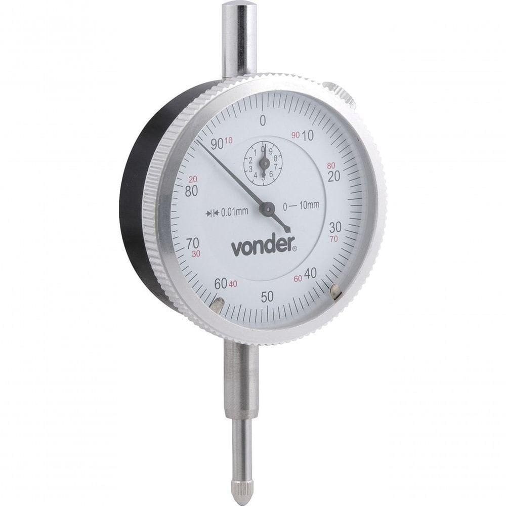Relógio Comparador 10mm 0,01mm Analógico Rc010 - Vonder