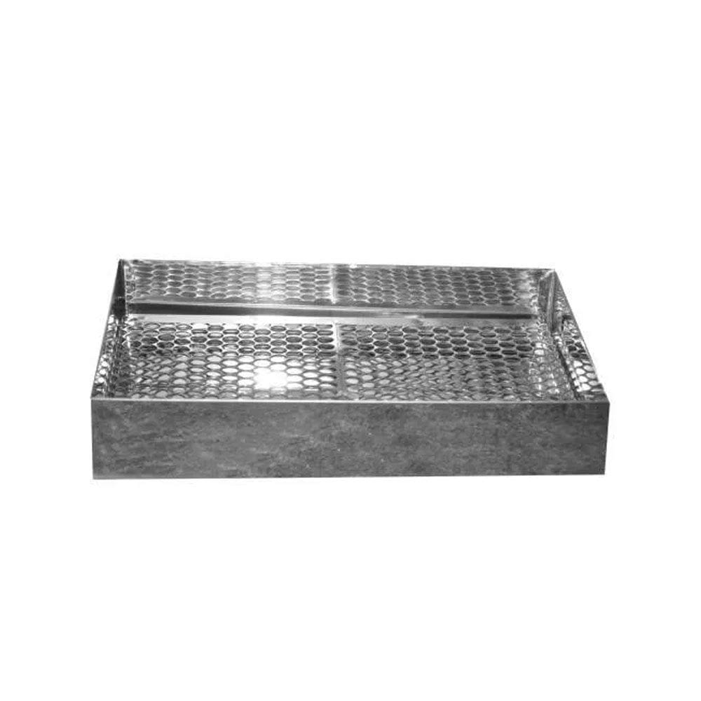 Escorredor Inox 40x30x10cm 1Kg - Pastel/Batata/Salgados