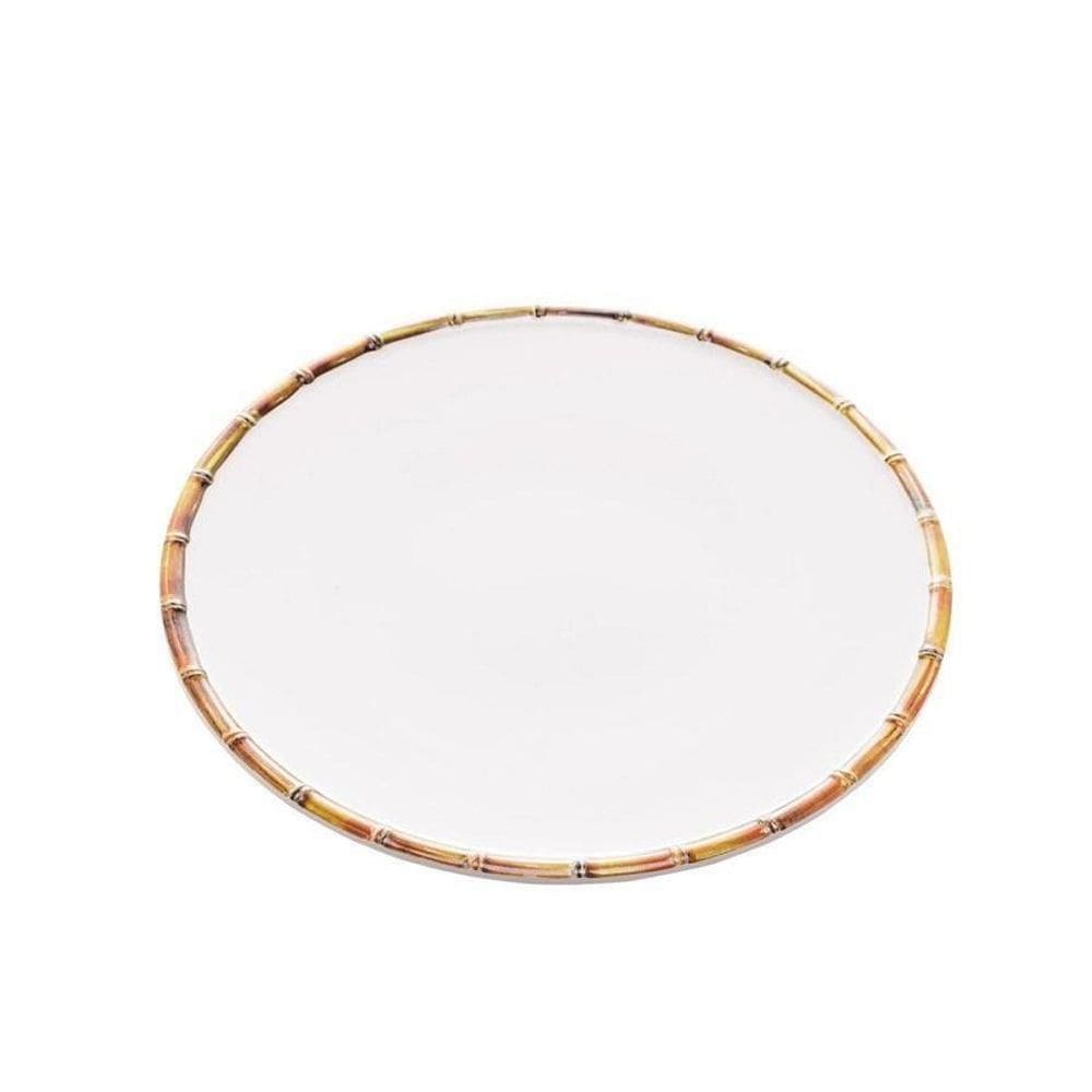 Prato Raso Melamina Bambu Asper 27 Cm - Mimo Style