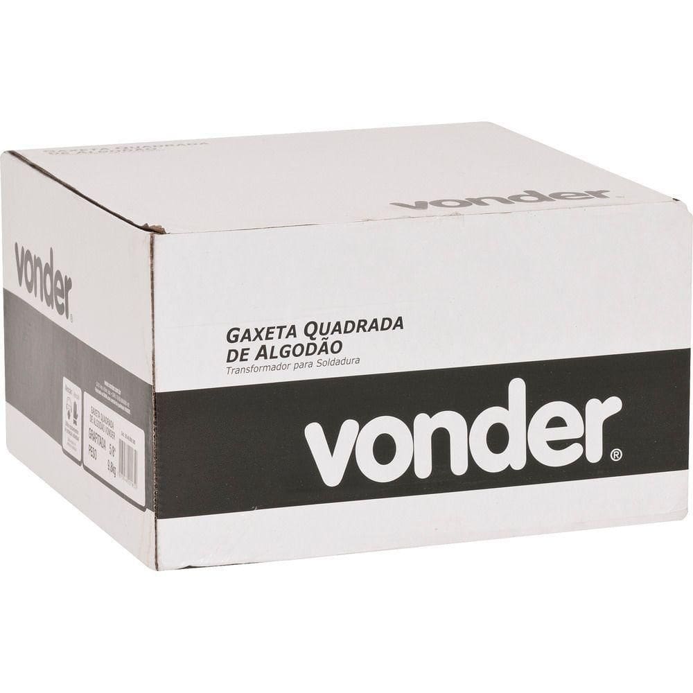 Gaxeta Quadrada Grafitada 5-8” 27m 9,8kg Para Vedação Vonder