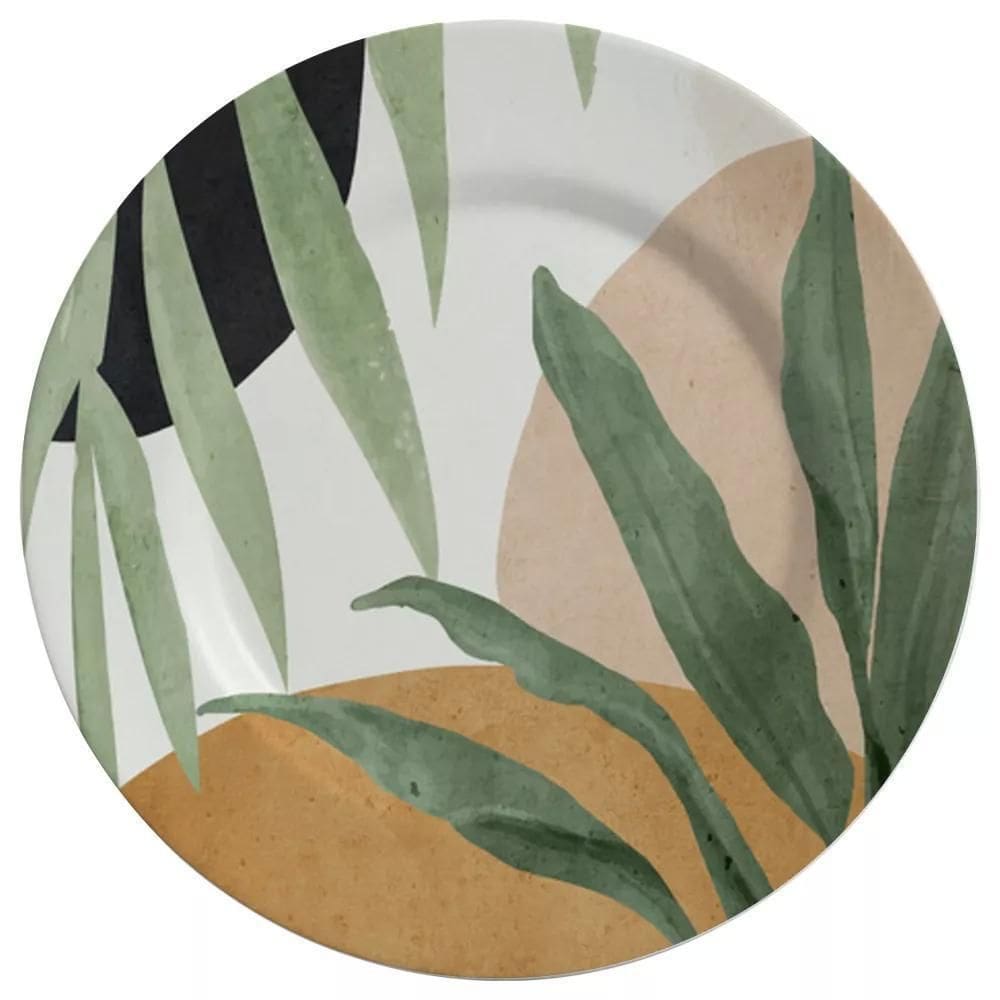 Conjunto 6 Pratos Rasos Alleanza - Oceano