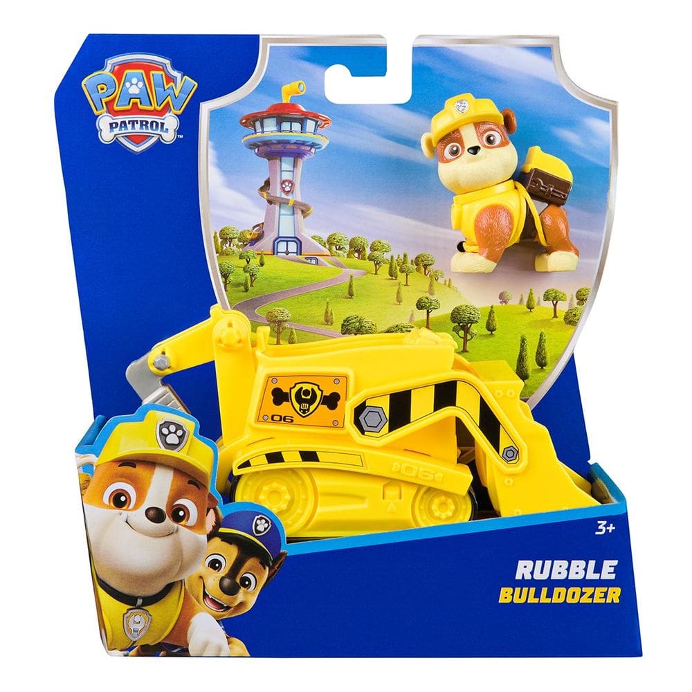 Patrulha Canina - Carrinho Com Boneco do Rubble