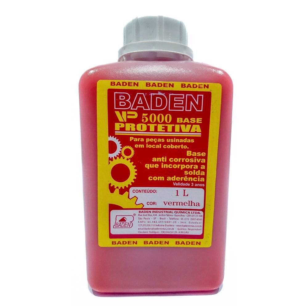 Verniz Base Protetiva Interno Para Peças Usinadas Vermelha 1L - Baden VP5000