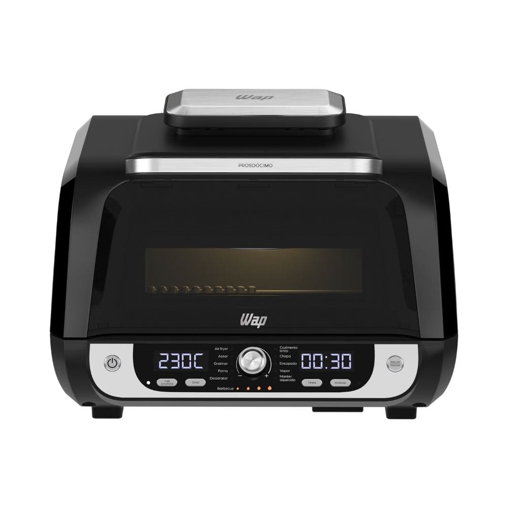 Fritadeira Elétrica WAP 1800W Barbecue 12 em 1, 10L Painel Digital 220V