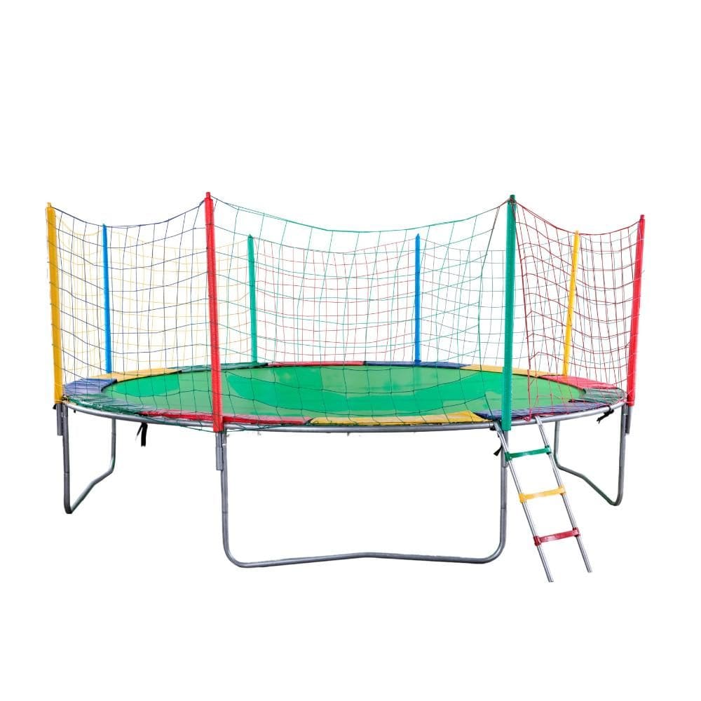 Pula Pula Cama Elástica 4,27m 72 molas Lona Cores Lisas sem Emenda