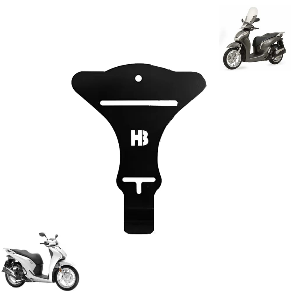 Bagageiro Suporte De Baú Base Ferro SH 150 300 Hot Bikers