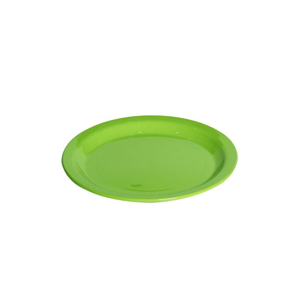 Prato Elegance Vemplast 19Cm Tropical Polipropileno Verde