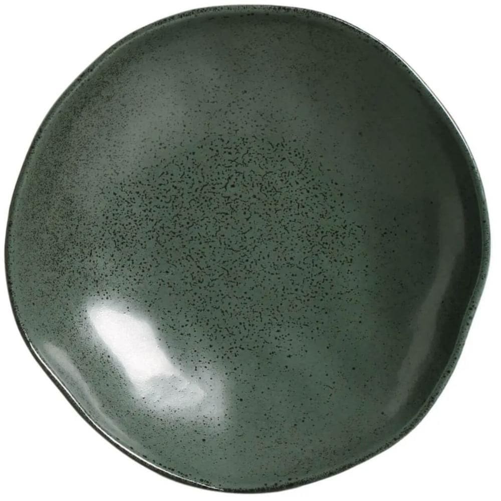 Prato Fundo 21cm Cerâmica 600ml Arauco Verde Orgânico Porto
