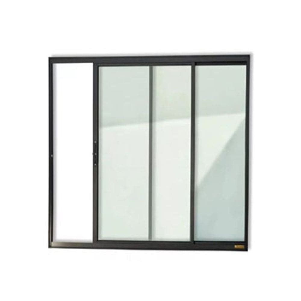 Vitro 2 Folhas Aluminio Preto 1,00x1,20 S/grade