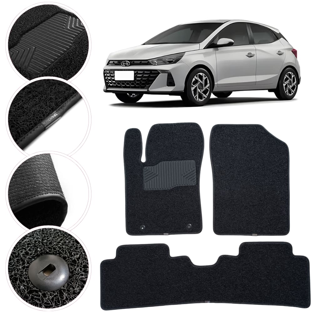Tapete Kapazi Automotivo Hyundai HB20 2023 a 2025 Preto