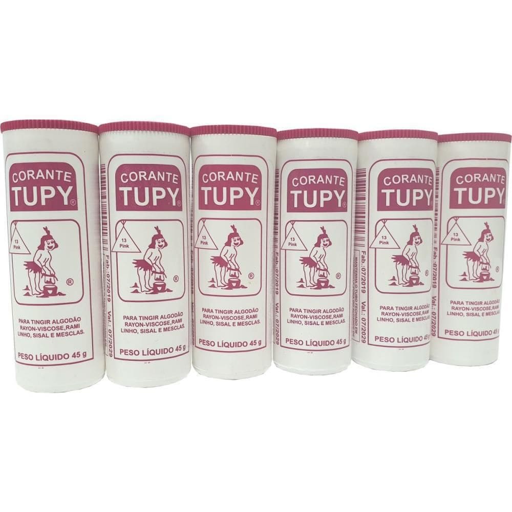 Corante Em Po Pink Tupy Algodao