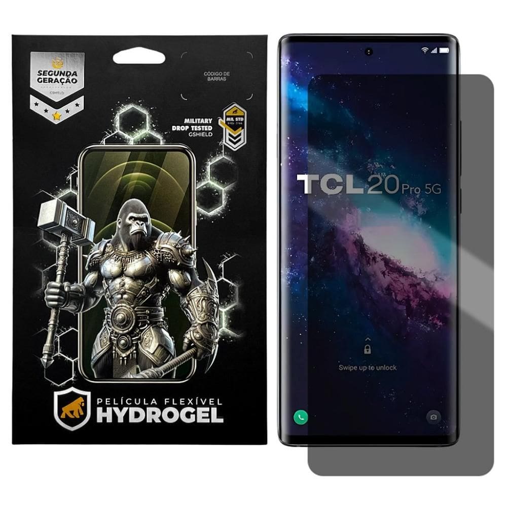 Película para TCL 20 Pro - Privacidade Hydrogel - Gshield