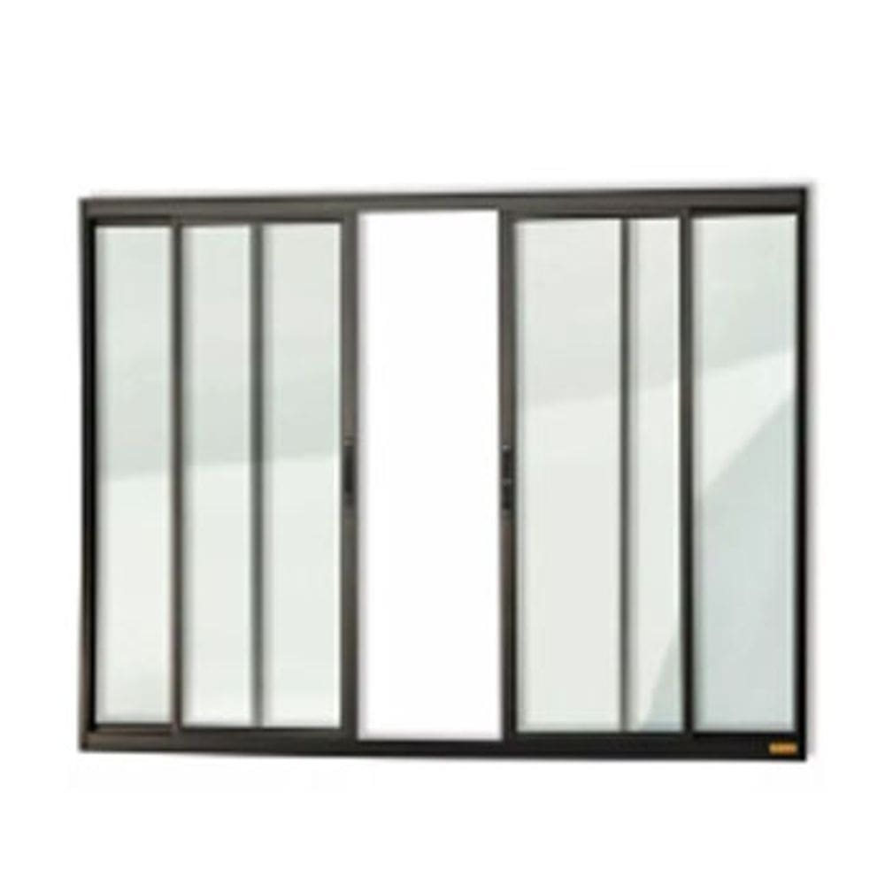 Vitro 4 Folhas Aluminio Preto 1,00x1,50 S/grade