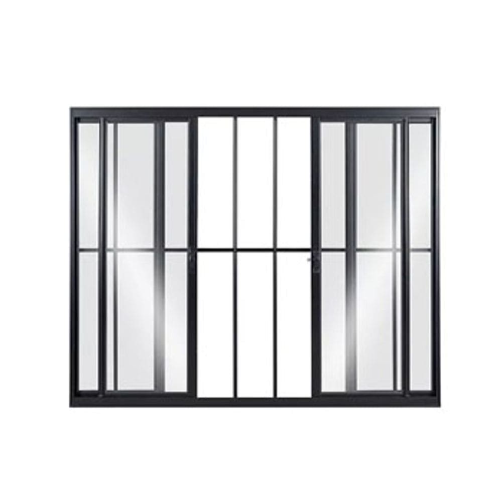 Vitro 4 Folhas Aluminio Preto 1,00x1,00 C/grade