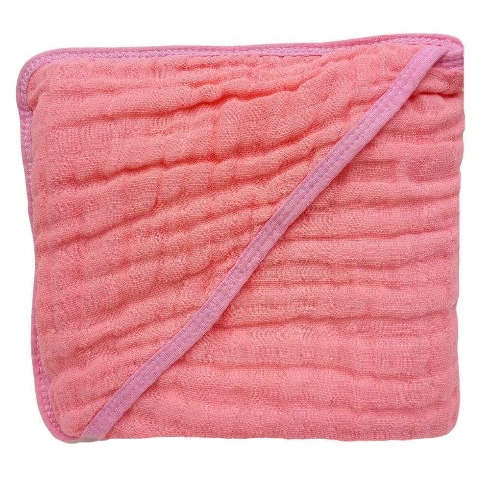 Toalha de Banho Bebe Soft de Algodão 2 Camadas com Capuz Enxoval Macia