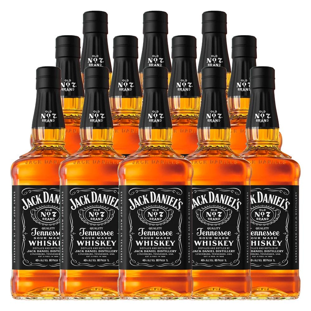 Whisky Jack Daniel`s Tennessee Whiskey 1l 12 Unidades