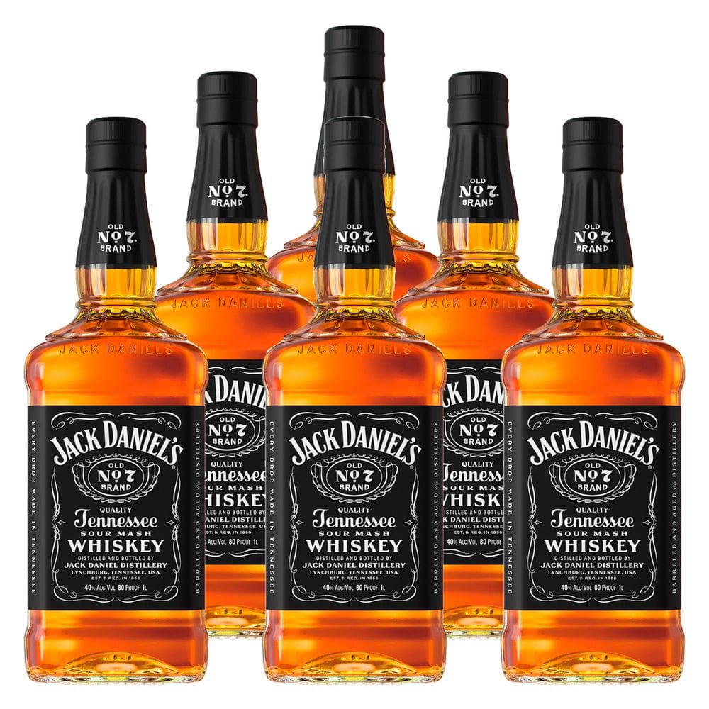 Whisky Jack Daniel`s Tennessee Whiskey 1l 6 Unidades