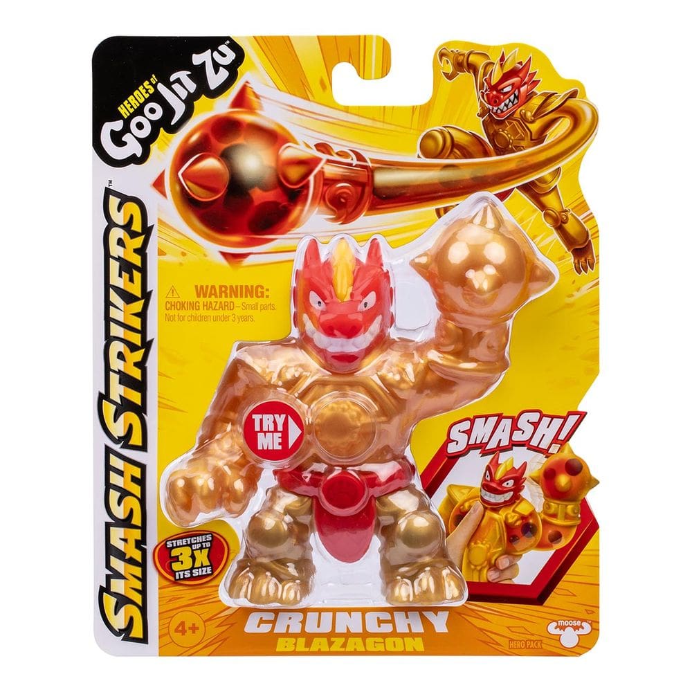 Boneco Elástico Blazagon 11cm - Goo Jit Zu Smash Strickers