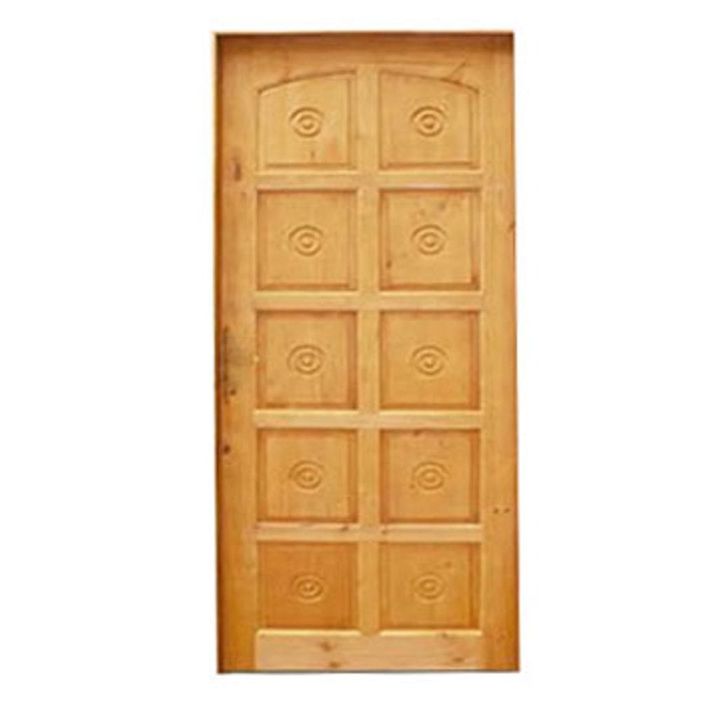Folha De Porta De Madeira Maciça Torneada 2,10x0,82