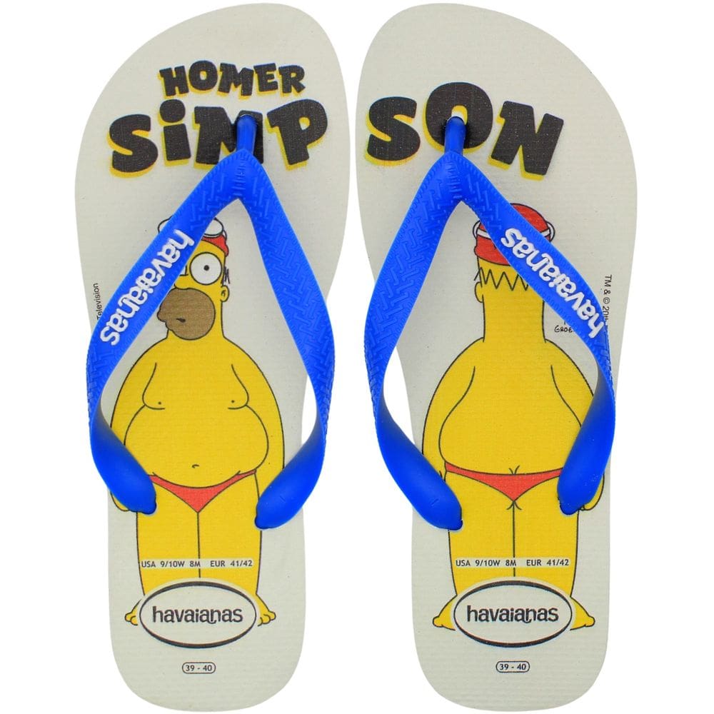 Chinelo de Dedo Havaianas Simpsons Masculino