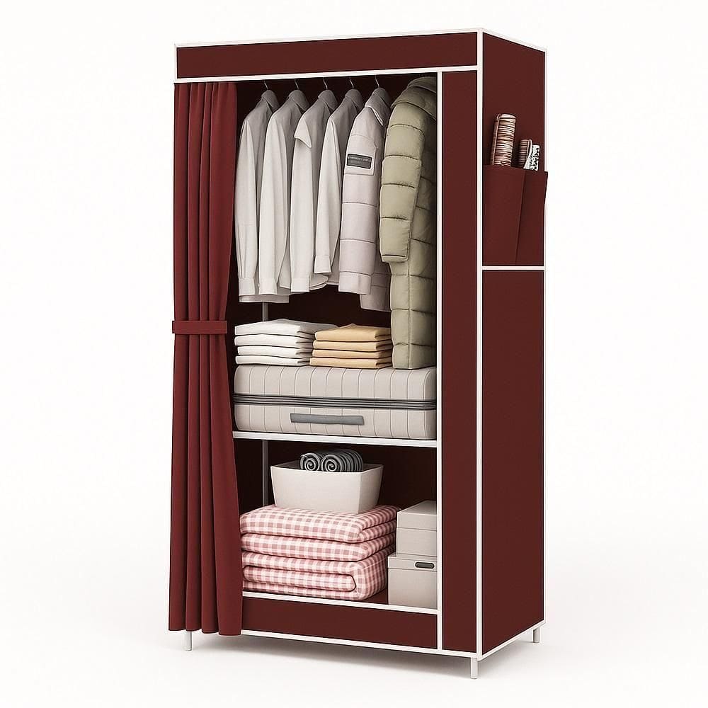 Cabideiro Organizador Sapatos Brinquedo Roupas Roupa Cama 1 Prateleira Multiuso Portatil Luxo