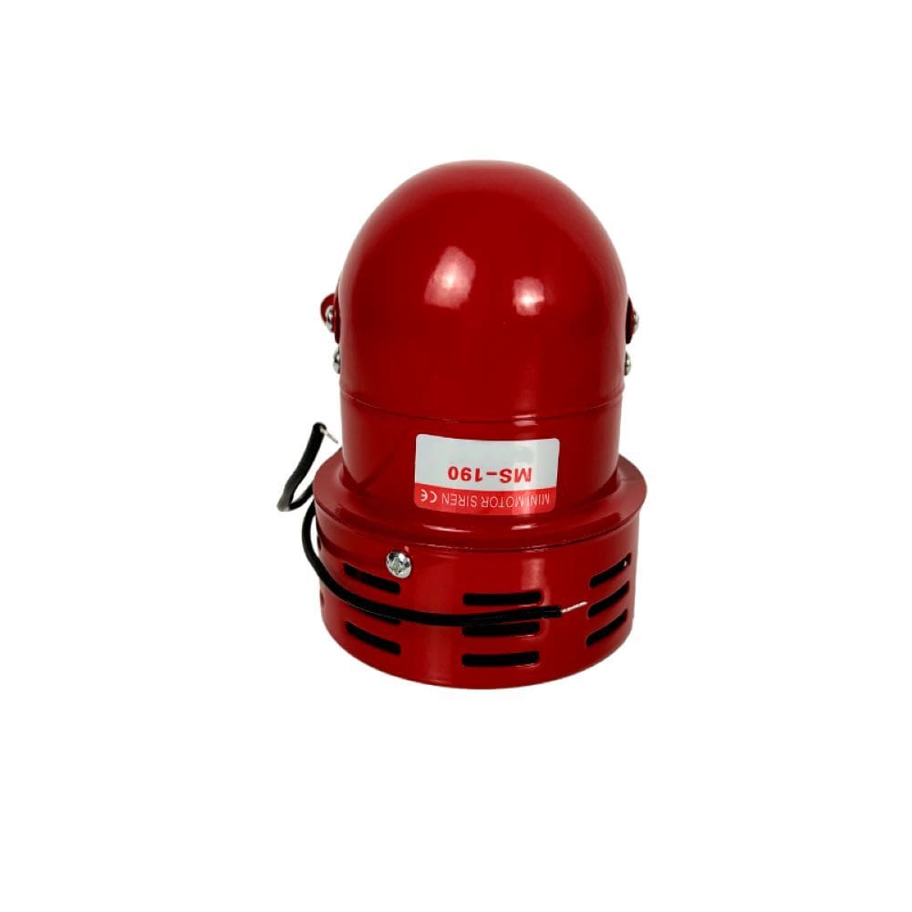 Sirene eletromecânica modelo ms 190 110v 300m vermelha
