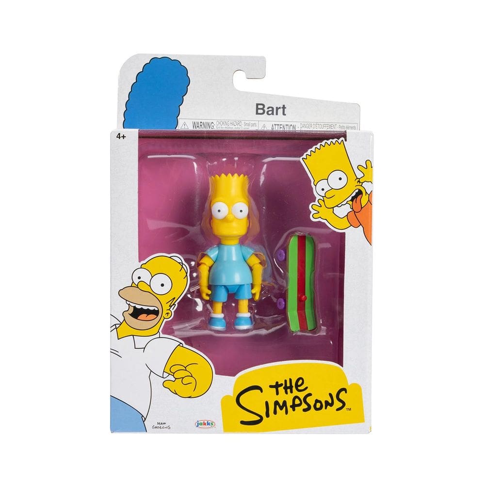 Boneco Bart de 8cm com Skate - Os Simpsons