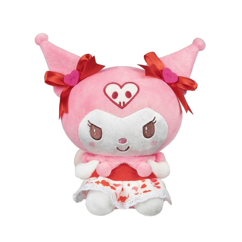 Pelúcia Kuromi Love de 18cm Série 2 - Hello Kitty