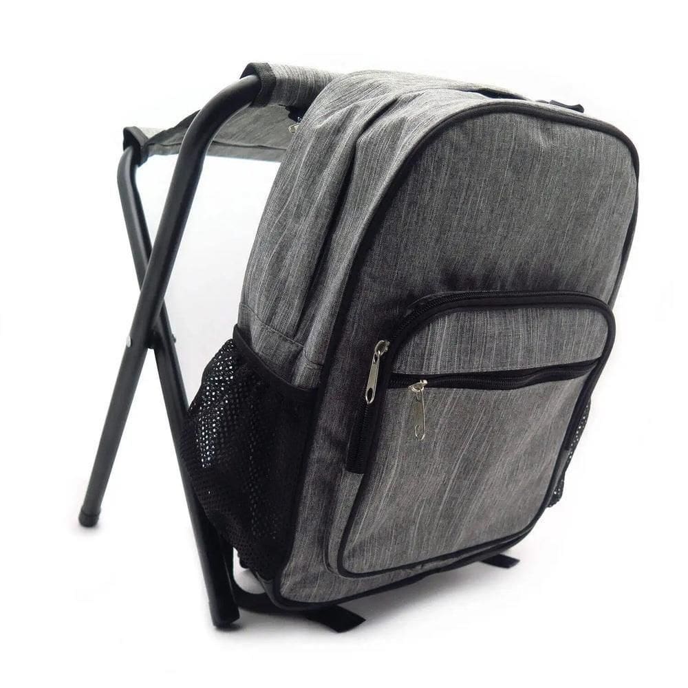 Mochila Termica Dobravel Banco Banqueta Portatil Bolsa Cooler Cadeira Camping Pesca Praia Viagem