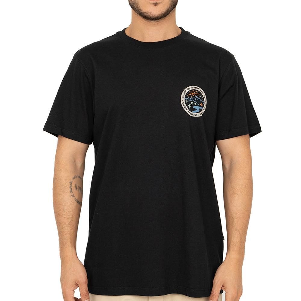 Camiseta Billabong Rockies II SM26 Masculina Preto