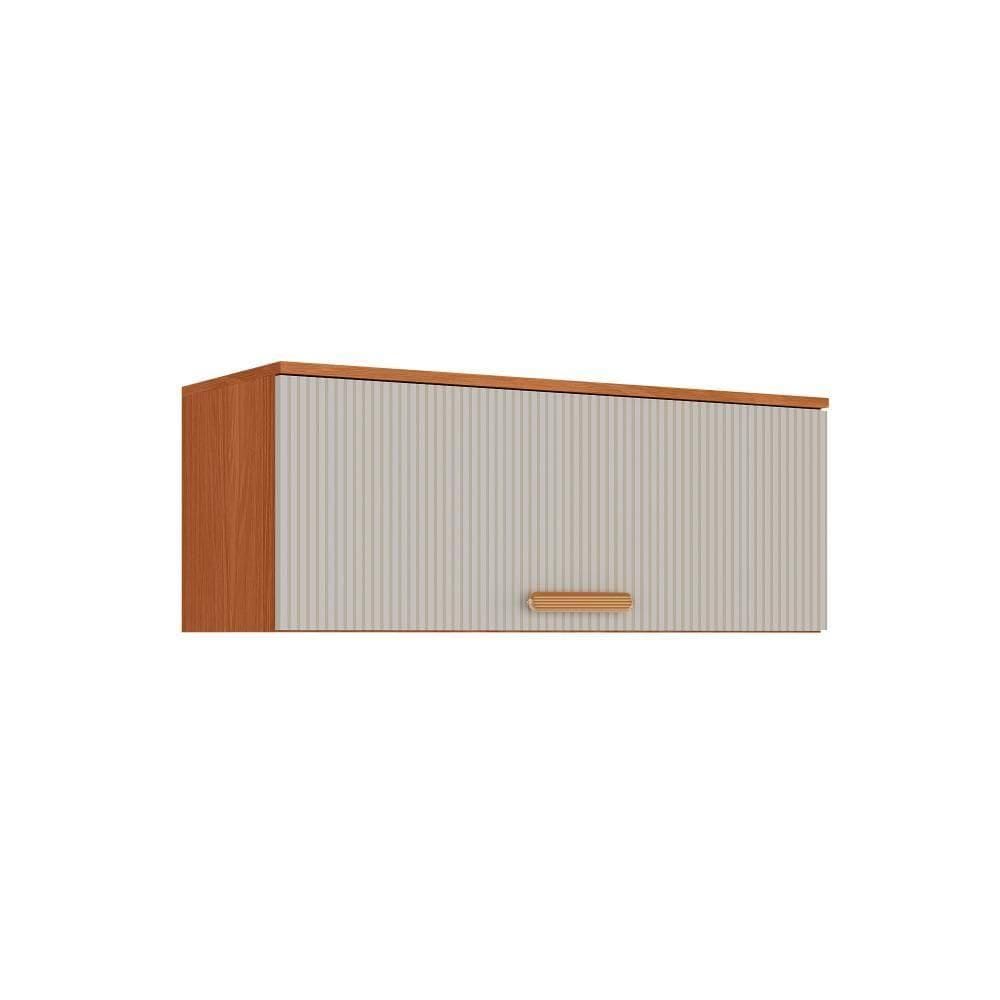 Armário Aéreo Horizontal Itatiaia Itafriz 80cm Em Madeira Cinamomo Fendi