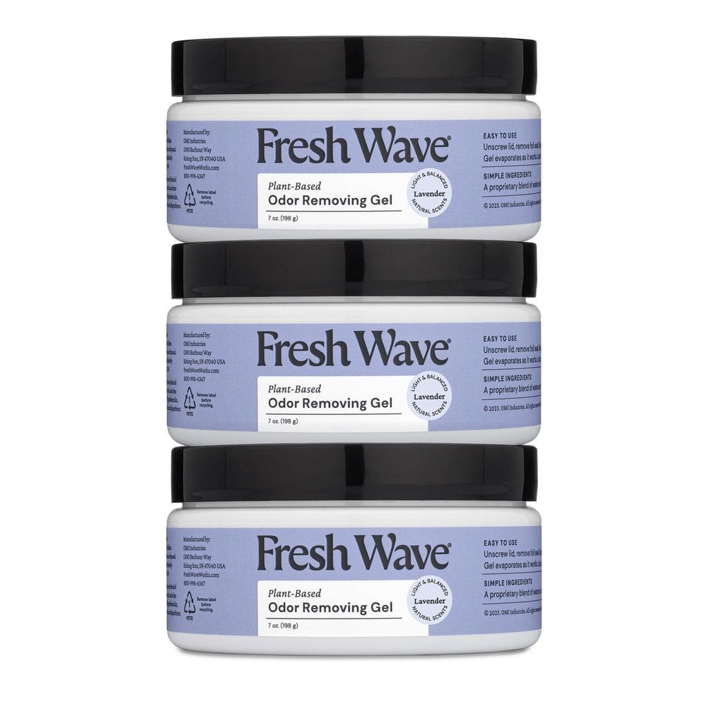 Gel de remoção de odores Fresh Wave Lavender 200 ml, pacote com 3