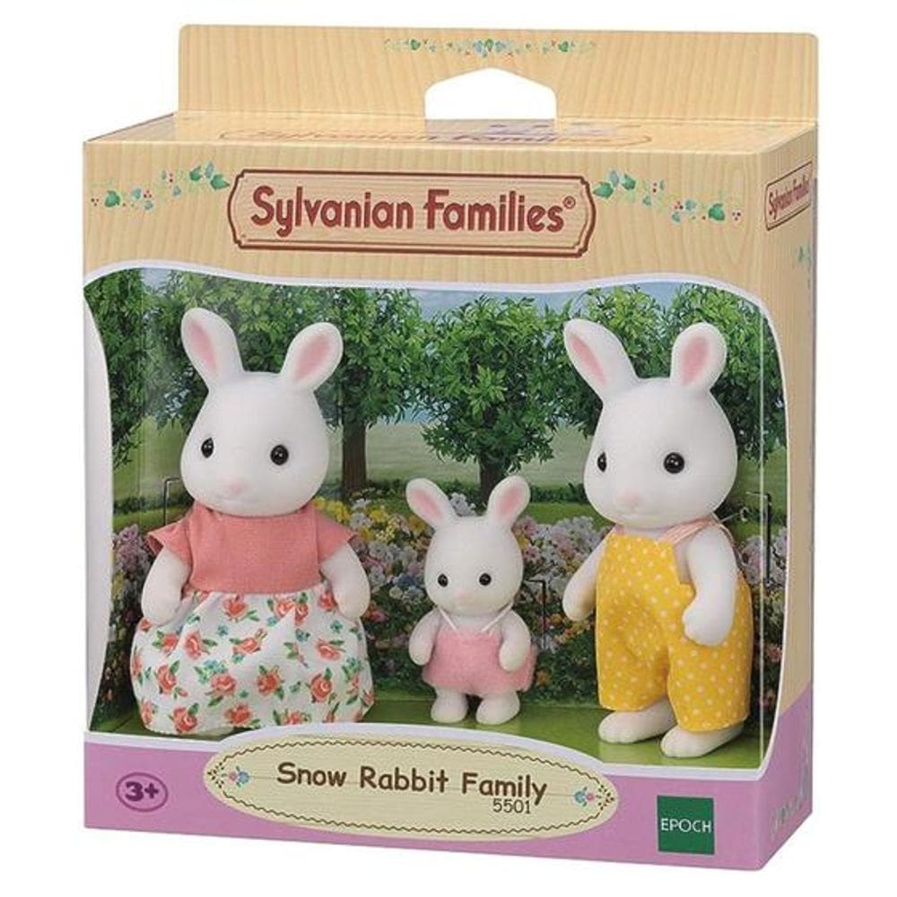 Sylvanian Families Família Dos Coelhos Neve - Epoch Magia 5501