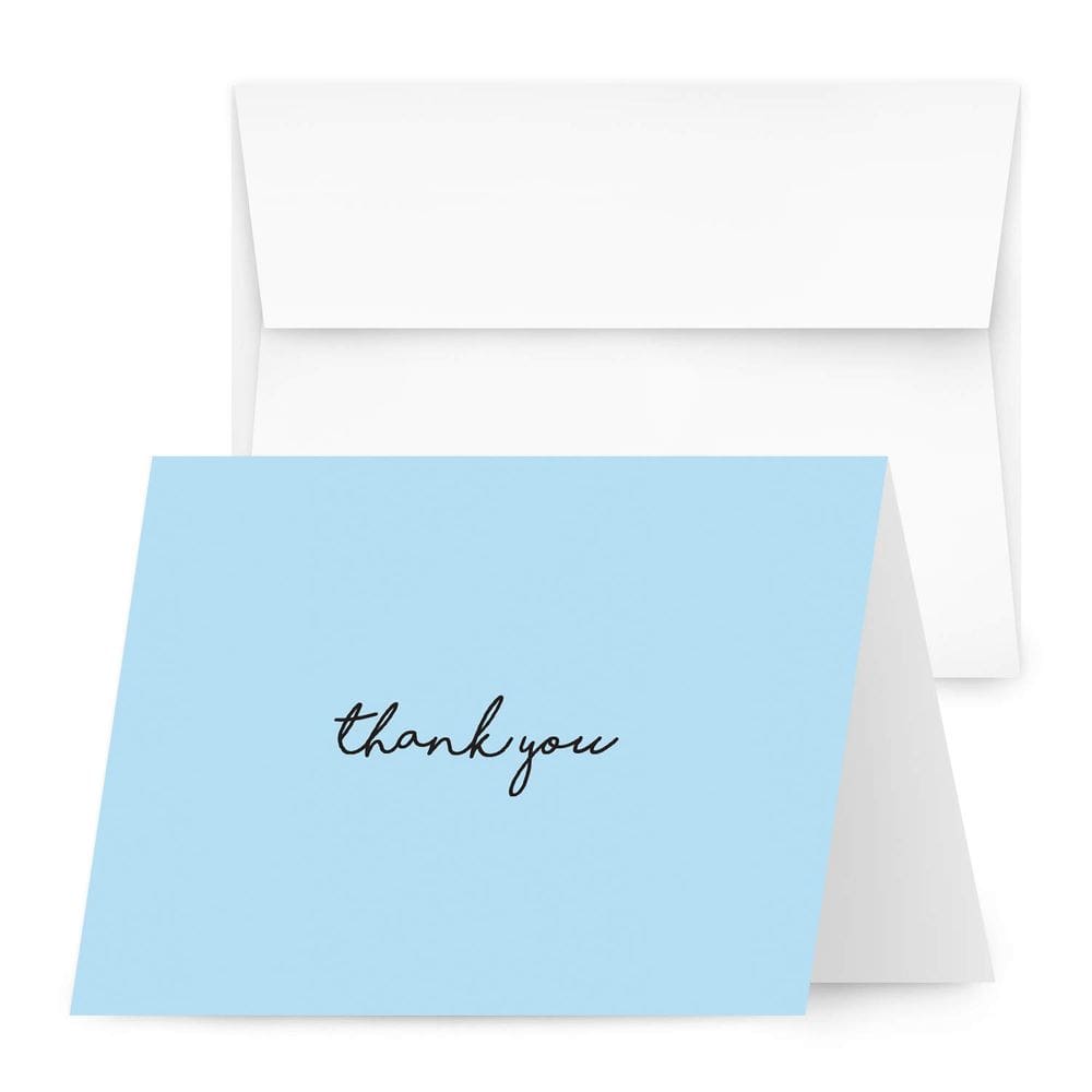 Conjunto de cartões de agradecimento S Superfine Printing Baby Boy 25 Cards