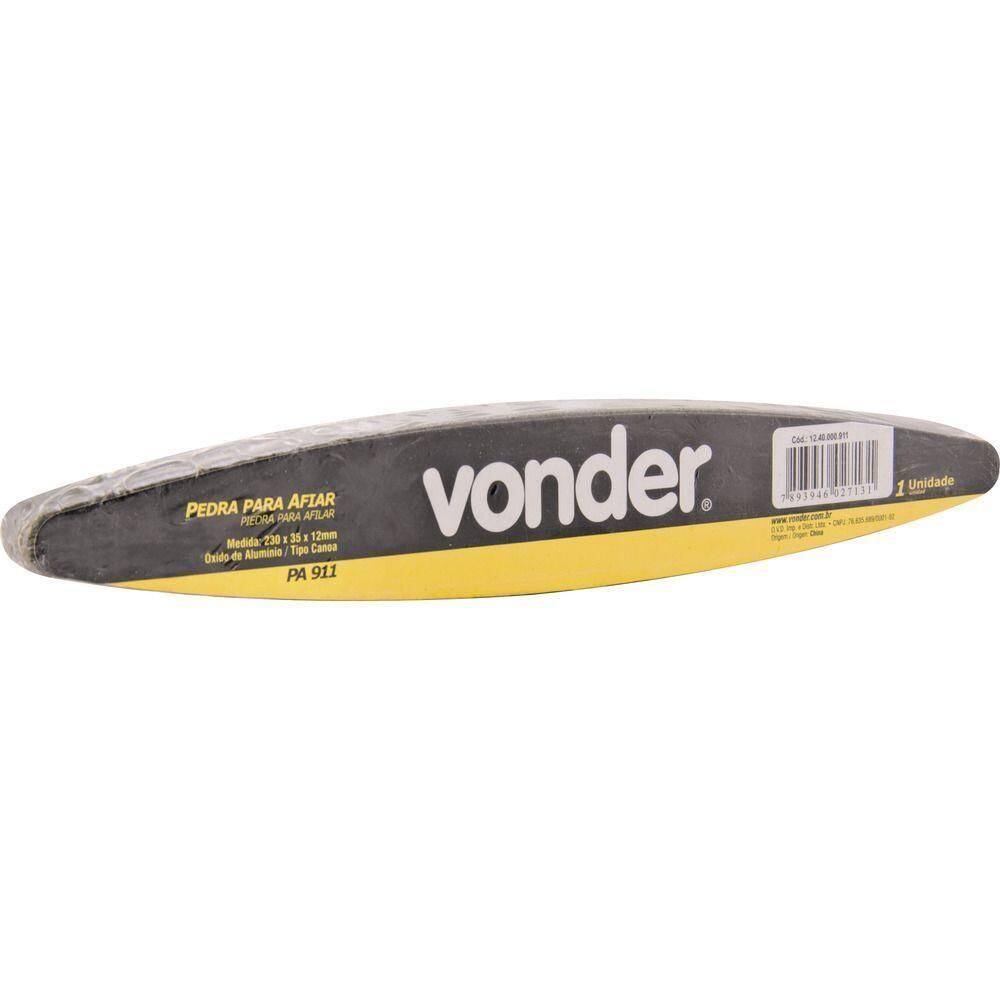 Pedra Para Afiar Tipo Canoa 230x35x12mm - Vonder