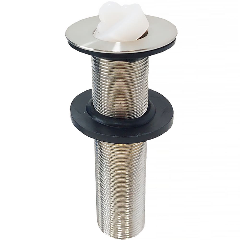Valvula Lavatorio Tanque Pia Longa 7/8 Inox Tampa Silicone