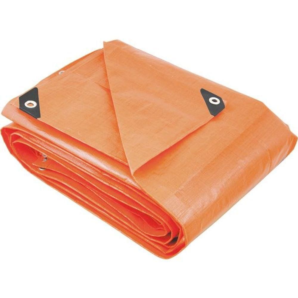 Lona Polietileno 9x8m Laranja 200 Micras Reforçada - Vonder