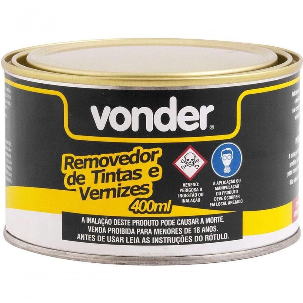 Removedor De Tintas E Vernizes 400ml Pastoso Vonder