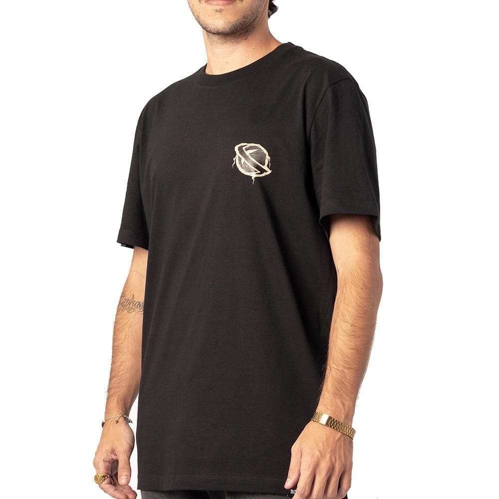 Camiseta Lost Saturn Zombie SM26 Masculina Preto